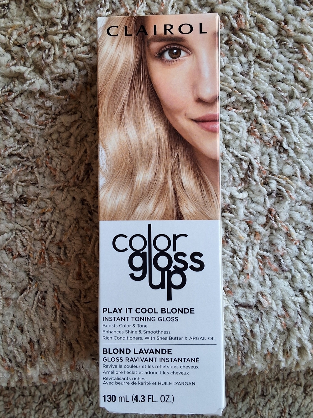 NEW, Clairol Color Gloss Up Play It Cool Blonde Instant Toning Gloss